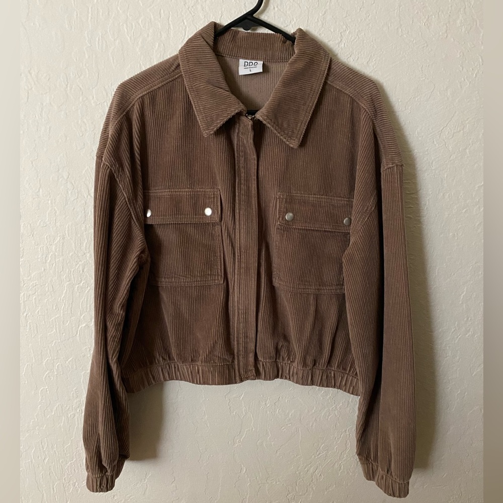 Urban Outfitters Corduroy Zip Up Jacket